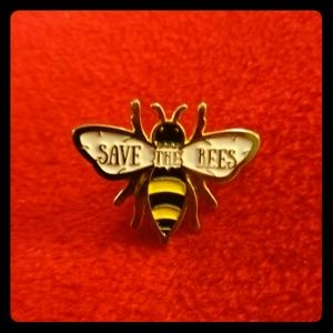 Save the Bees Honeybee Enamel Pin